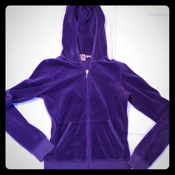 purple velour jacket